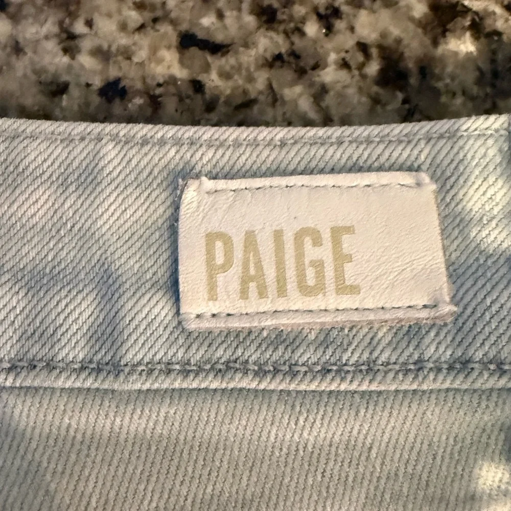 PAIGE Women's Verdugo Ultra Skinny Light Blue Distressed Jeans- EUC - Picture 11 of 14